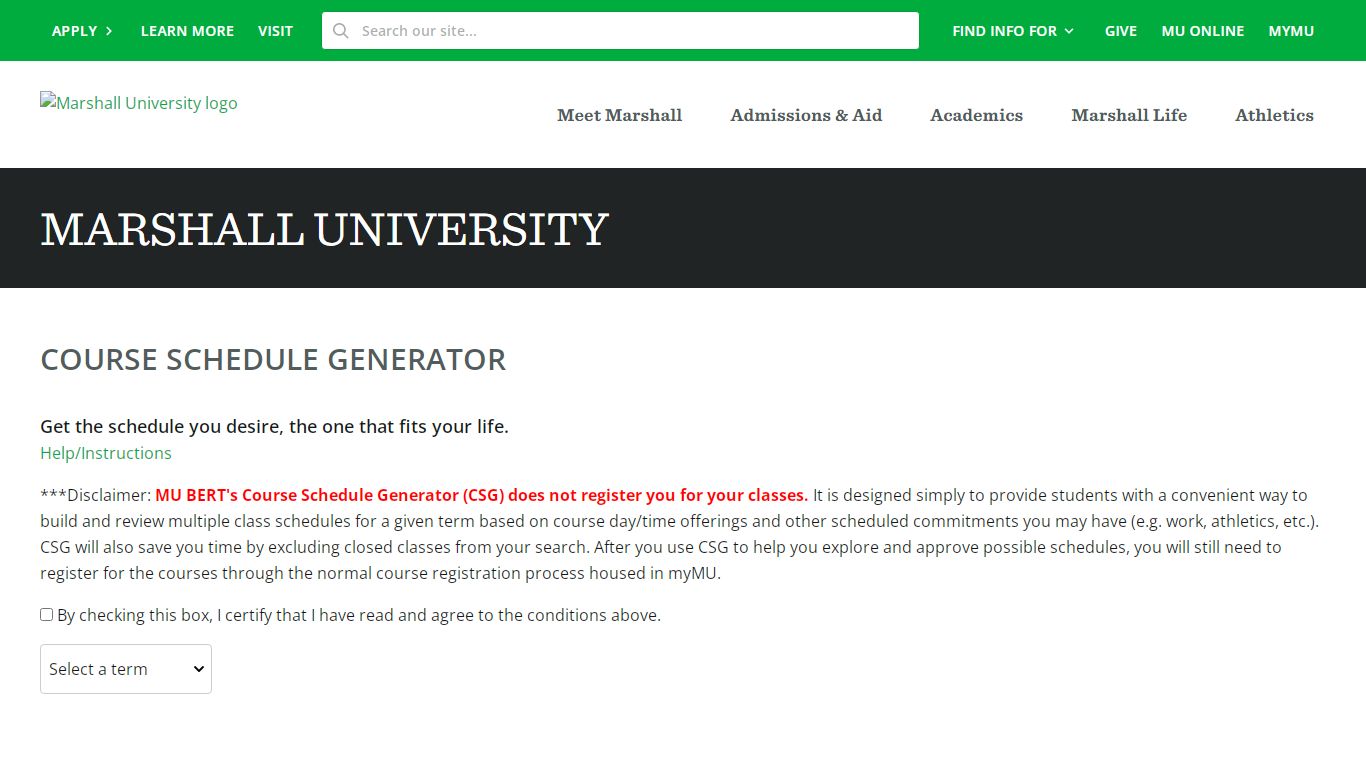 Marshall University - Marshall University - Admissions