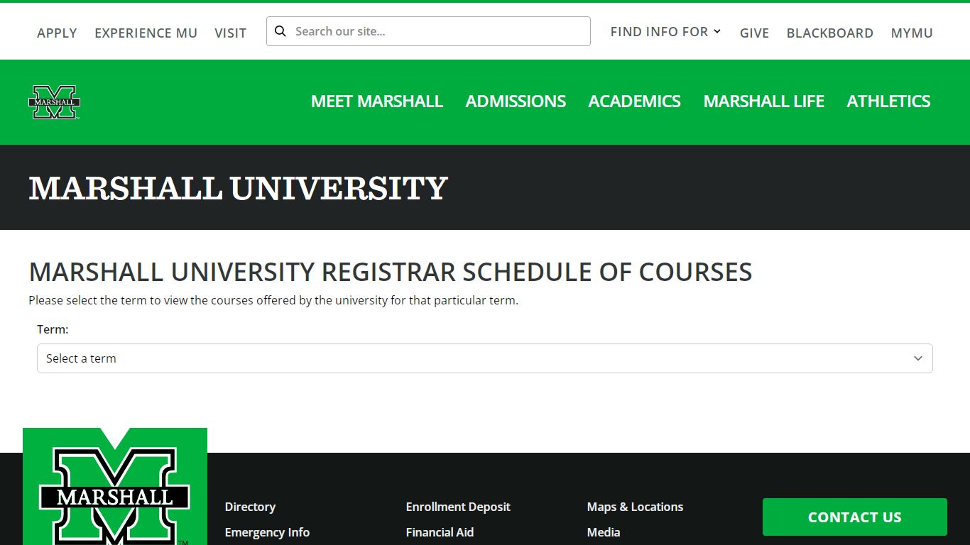 Marshall University - Marshall University - Admissions